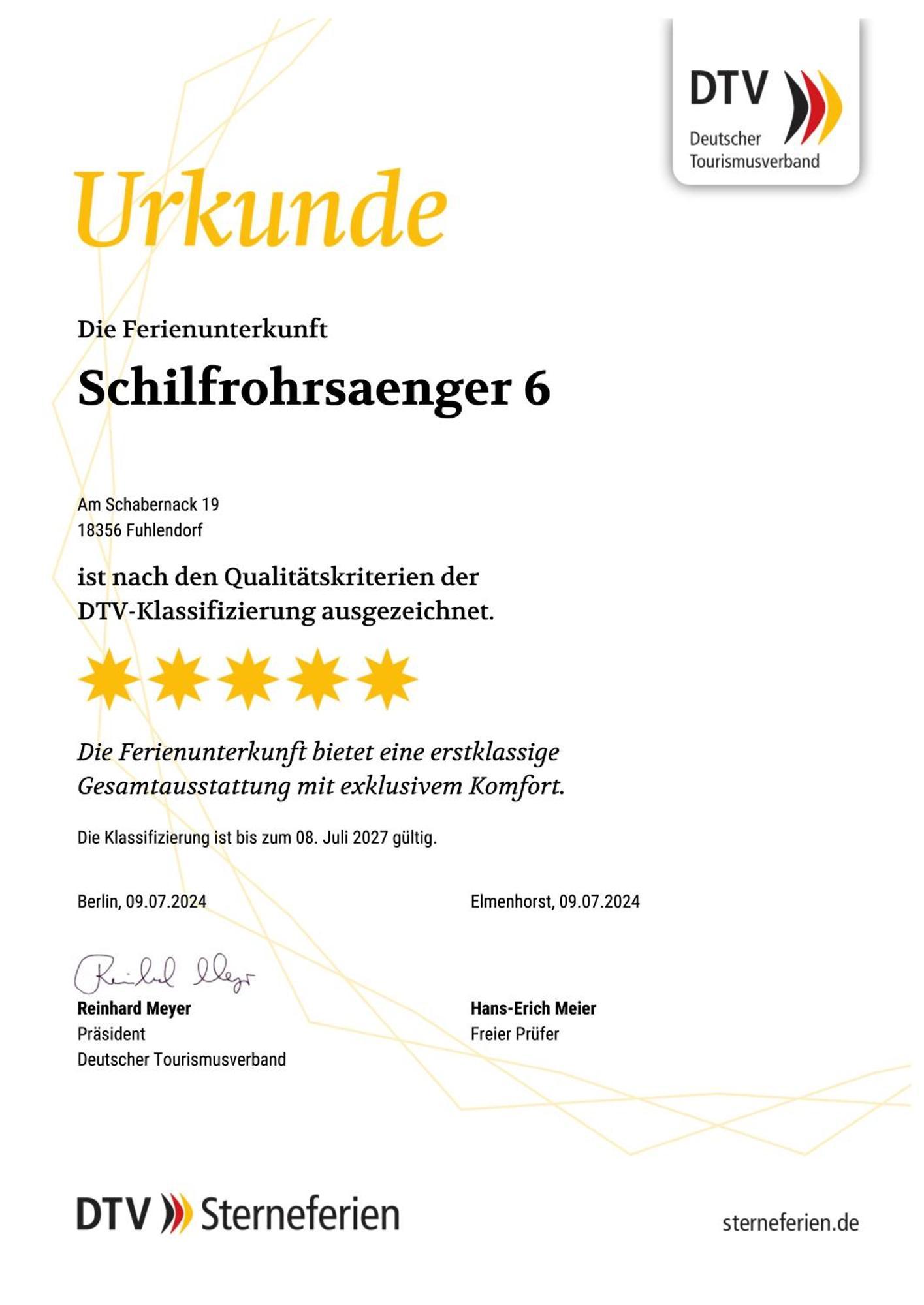 Ferienhaus Schilfrohrsaenger 6 Fuhlendorf  Exterior foto